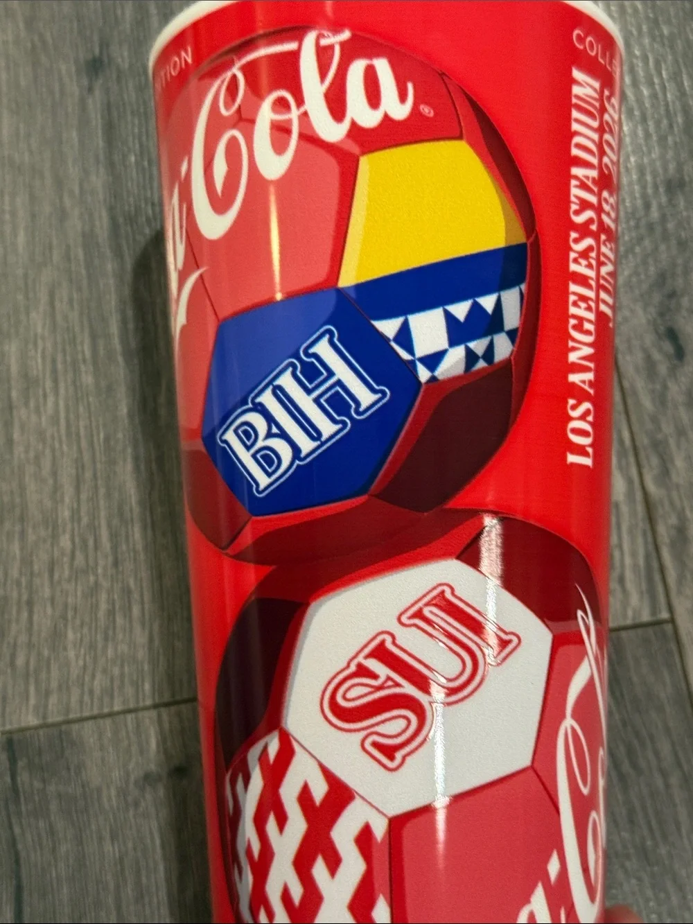 🧨2026 World Cup in Los Angeles 6/18/2026 collector cup & Visa bag FIFA
